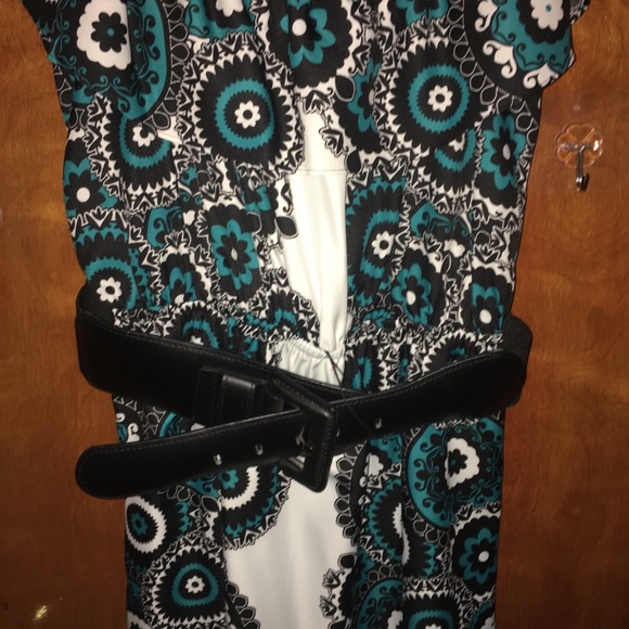 Jessica Simpson off the shoulder floral dress Sz 2 - Picture 3 of 5